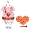 Basketball Rim Children's Cartoon Wall-Mounted Basketball Hoop, Foldable for Easy Storage of Basketball Boards (Size : Style3) view 2