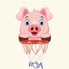 Basketball Rim Children's Cartoon Wall-Mounted Basketball Hoop, Foldable for Easy Storage of Basketball Boards (Size : Style3) view 3