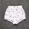 EISHOW Toddler Girls Boys Shorts Bloomers Cotton Linen Shorts Floral Ruffle Bowknot Diaper Cover Summer Casual Outfits view 2