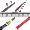 Red Lure Rod Fishing Reel Combination, Rod Reel Combos, Bait Bass Rod and 13BB Fishing Reel Set, Carbon Fiber Portable Rod, Foldable Trout Fishing Rod, Pescal 1.8m-2.7m ZYHYD view 4