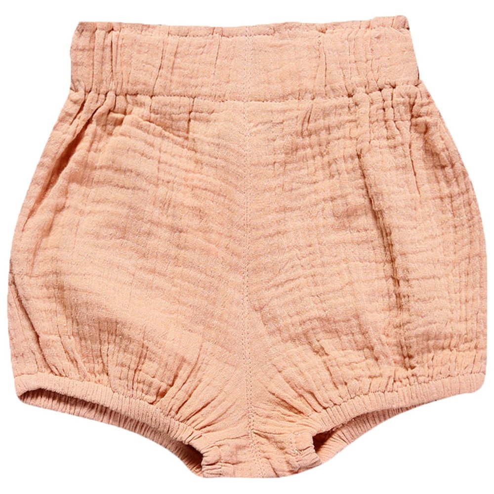 Toddler Girls Boys Shorts Bloomers Cotton Linen Shorts Floral Ruffle Bowknot Diaper Cover Summer Casual Outfits