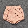 Toddler Girls Boys Shorts Bloomers Cotton Linen Shorts Floral Ruffle Bowknot Diaper Cover Summer Casual Outfits view 2
