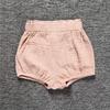 Toddler Girls Boys Shorts Bloomers Cotton Linen Shorts Floral Ruffle Bowknot Diaper Cover Summer Casual Outfits view 3