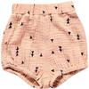 Toddler Girls Boys Shorts Bloomers Cotton Linen Shorts Floral Ruffle Bowknot Diaper Cover Summer Casual Outfits view 1