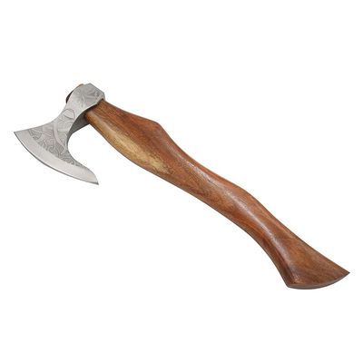Medieval Warrior Custom Handforged Handmade Tomahawk Viking Tomahawk Axe-Camping Axe-Hunting Axe. (Design)