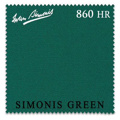 Iwan Simonis 860HR Pool Table Cloth (Simonis Green, 9 ft)