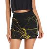 Womens Sports Skort Black Gold Marble Summer Athletic Tennis Skirt Golf Skorts with Pockets (S) view 3