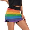 BGXW Womens Sports Skort LGBT Pride Flag Summer Athletic Tennis Skirt Golf Skorts with Pockets view 1