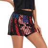BGXW Womens Sports Skort American Flag Skull Pride Summer Athletic Tennis Skirt Golf Skorts with Pockets view 1