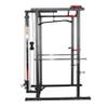 NineFit Basics Olympic Squat Cage 1000 lb Weight Capacity Included with LAT Pulldown Pulley System, Dip Bars, and Pulley attachments view 3