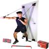 X Factor Door Gym Complete Home Gym Full Body Workout Total Exercise System Package | Strength Training Fitness Resistance System | Includes Straight Bar, DVD, Workout Chart view 2