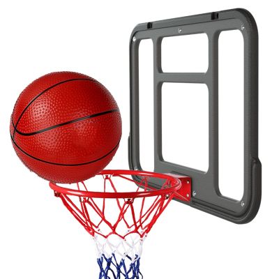 Mini Basketball Hoop Set for Kids Teens, Over The Door Wall Basketball Hoop, 2 Mini Basketballs and Net Hoops, Kids Gifts