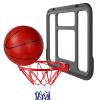 Mini Basketball Hoop Set for Kids Teens, Over The Door Wall Basketball Hoop, 2 Mini Basketballs and Net Hoops, Kids Gifts view 1