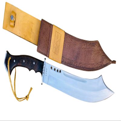 EGKH - 18 Inches Viking Cleaver Machete - Hand Forged Heavy Duty Knife - Real Working Machete Cleaver - Balance Oil Tempered - Sharpen - Ready to use