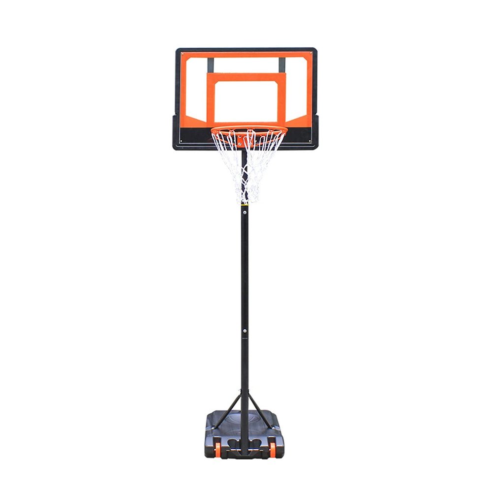 Basketball Hoop Outdoor Portable Heavy-Duty Basketball Hoop, Height Adjustable 1.55-2.1m Basketball Stand, for Kids and Teenagers Home Playground School Games