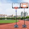 Basketball Hoop Outdoor Portable Heavy-Duty Basketball Hoop, Height Adjustable 1.55-2.1m Basketball Stand, for Kids and Teenagers Home Playground School Games view 2