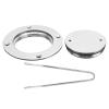 Yctze Deck Plate, 3in Stainless Steel Deck Hatch Cover Stainless Steel Inspection Hatch With Key For Marine Boat Hardware Accessory view 1