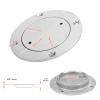 Yctze Deck Plate, 3in Stainless Steel Deck Hatch Cover Stainless Steel Inspection Hatch With Key For Marine Boat Hardware Accessory view 3
