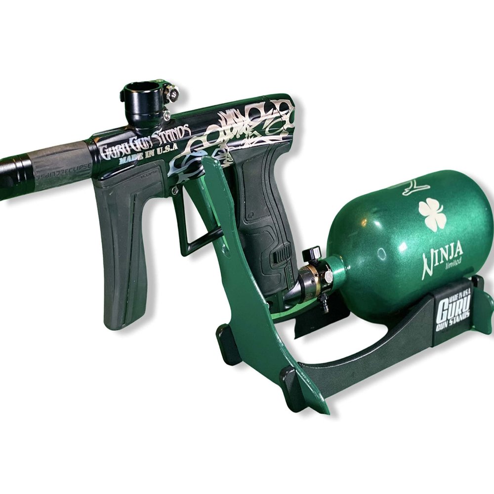 Guru Gun Stands Micro Paintball Gun Stand (Green)