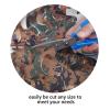 GRVCN Camo Netting Camouflage Net, Bulk Roll Sunshade Mesh Nets for Hunting Blind Shooting Military Theme Party Decorations view 4