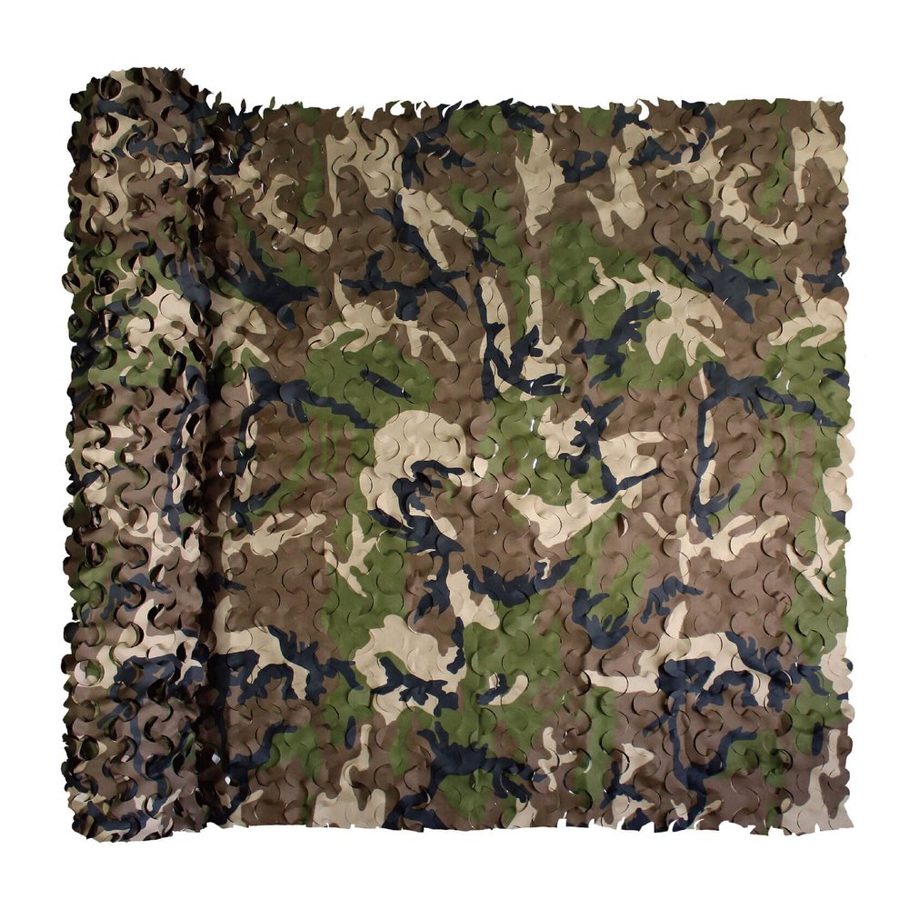 GRVCN Camo Netting Camouflage Net, Bulk Roll Sunshade Mesh Nets for Hunting Blind Shooting Military Theme Party Decorations