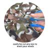 GRVCN Camo Netting Camouflage Net, Bulk Roll Sunshade Mesh Nets for Hunting Blind Shooting Military Theme Party Decorations view 4