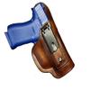 Leather G43 Holster w/ Heavy Duty Utility Clip. G43 Holster. G43 Leather Holster (Timber Brown, Right Hand IWB) view 1
