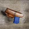 Leather G43 Holster w/ Heavy Duty Utility Clip. G43 Holster. G43 Leather Holster (Timber Brown, Right Hand IWB) view 2