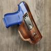 Leather G43 Holster w/ Heavy Duty Utility Clip. G43 Holster. G43 Leather Holster (Timber Brown, Right Hand IWB) view 4