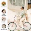 ACEGER Girls Beach Cruiser Bike for Kids 5-13 Years Old, 16" 18" 20" 24" Single Speed Kids Bicycle Included Coaster Brake, Front and Rear Reflectors, 24" 7 Speeds with Dual Brakes view 3