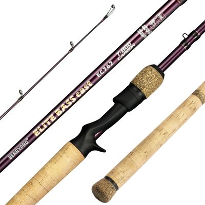 BERRYPRO Spinning Rod Lightweight Sensitive Baitcasting Rod 30 Ton Full Carbon Tournament Performance Casting Fishing Rod (6'-Casting-MH-2pc)