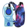 Roptat Hydration Backpack Pack with 2L Hydration Bladder - Lightweight Water Backpack Keeps Water Cool up to 4 Hours Pouch for Women Men Running Riding Biking (Black) (Galaxy 2) view 1