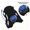 Roptat Hydration Backpack Pack with 2L Hydration Bladder - Lightweight Water Backpack Keeps Water Cool up to 4 Hours Pouch for Women Men Running Riding Biking (Black) (Galaxy 2) view 3