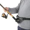 Fishing Belt Rod Holder, Fishing Belly Top Adjustable Fighting Waist Belt Rod Holder Fish Fighting Belt, 360 Degree Adjustable (Black) view 2