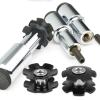 Cyrank 5Pcs 28.6Mm Toothless Inner Core, Bicycle Toothless Front Fork Core Bicycle Star Nut for Front Fork view 3