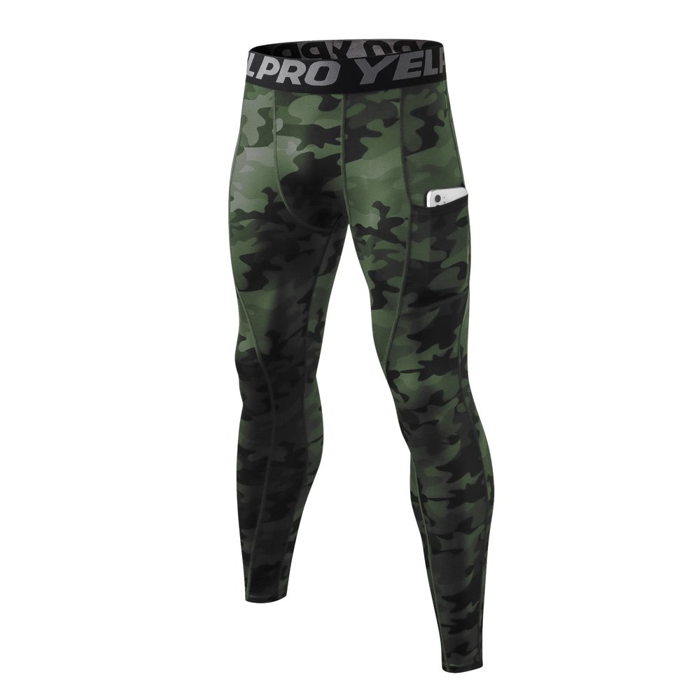 Queerier Mens Compression Pants Workout Leggings Baselayer Cool Dry Running Tights for Sports Yoga