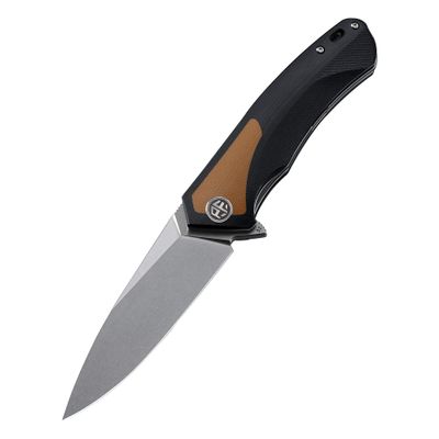Petrified fish PF838 3.74" D2 Steel Stonewashed Blade Pocket Folding Knife