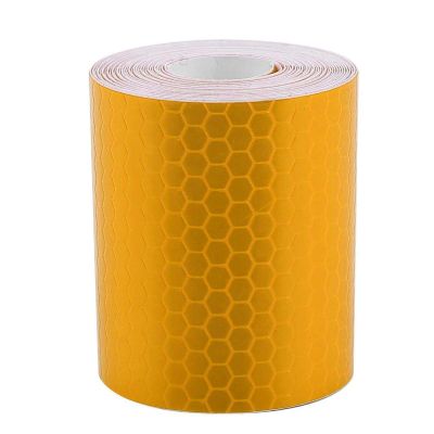 6 Colors Reflective Tape, Reflective Stickers Bike Reflective Tape for Bikes Bicycles Decoration 5Cmx3m(Orange)
