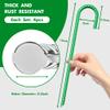 Eurmax USA Trampolines Stakes Heavy Duty Ground Stakes Canopy Parts Wind Stake with Rope 12 Inch Heavy Duty Stake Safety Ground Anchor Galvanized Steel J Shaped, Pack of 4(Green) view 2