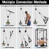 SERTT Weight Cable Pulley System Gym, Upgraded Cable Pulley Attachments for Gym LAT Pull Down, Biceps Curl, Tricep, Arm Workouts - Weight Pulley System Home Gym Add On Equipment view 3