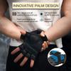 ATERCEL Workout Gloves for Men and Women, Exercise Gloves for Weight Lifting, Cycling, Gym, Training, Breathable and Snug fit (Green, X-Small) view 4