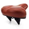 JNYHR Oversized Comfort Bike Seat, Gel Bike Seat, Replacement Bicycle Saddle - Padded Saddle, Waterproof, Universal, Outdoor Bikes, Suspension, Wide, Soft, Padded, Black, Brown view 1