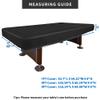 NEXCOVER Leatherette Billiard Pool Table Cover | 9 Foot Billiard Covers | Heavy Duty & Tearproof Pool Table Covers for Pool Table | Waterproof Table Protector | Black Color. view 2
