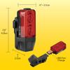 Topeak TailLux 25 USB Rear Bike Light  High-Visibility 25 Lumen LED Tail Light with Cable-Free USB Charging, Tool-Free Mount & Multiple Modes for Road, Gravel & Commuter Cyclists view 2