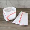 40pcs Disposable Paper Chef Hat Retro Chef Caps Soda Jerk Paper Cap with Red Strips for Classic Theme Restaurant Party Kitchen Cooking Hats view 4
