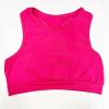 TACKTIMES 2Pcs Kids Girls Sleeveless Crop Top with Shorts Outfit Set for Athletic Leotard Dancing Swimming Gymnastics Dancewear (Rose& Black, 7-8) view 3