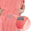 Catalonia Absorbent Surf Poncho with Pocket, Quick Dry Change Towel Robe for Outdoor Sports, Swimming, Camping, Hiking, Cycling, Gym, Fitness, Skiing view 3