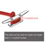 GANGUOLA Boat Cleat 5 Inch Open Base 4 Pcs, Small Dock Cleat, Heavy Duty 316 Stainless Steel, Curtain Tie, Hook, Include Installation Screws view 4