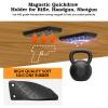 4Pcs Gun Magnet Mount, 55 lb Rating,Magnetic Gun Holster| Rubber Coated Gun Holder for Handgun, Shotgun, Rifles, Revolvers. Truck, Wall, Desk, Car Holster for Using for Concealment view 3