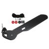 VGEBY Canoe Rudder Aluminium Alloy Kayak Fishing Boat Rudder Foot Direction Control Tackle Kit Rowing Supplies Kayak Rudder Kayak Rudder Metal view 2